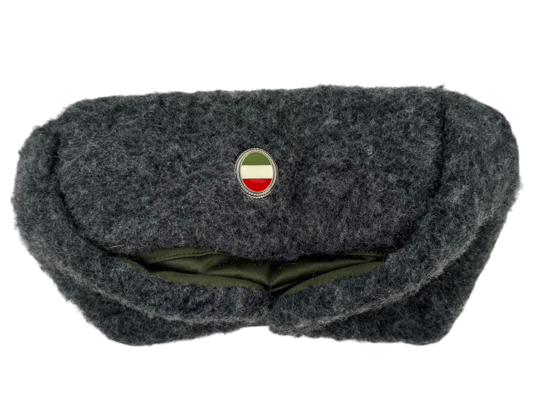  Three Russian Soviet style military hats 
