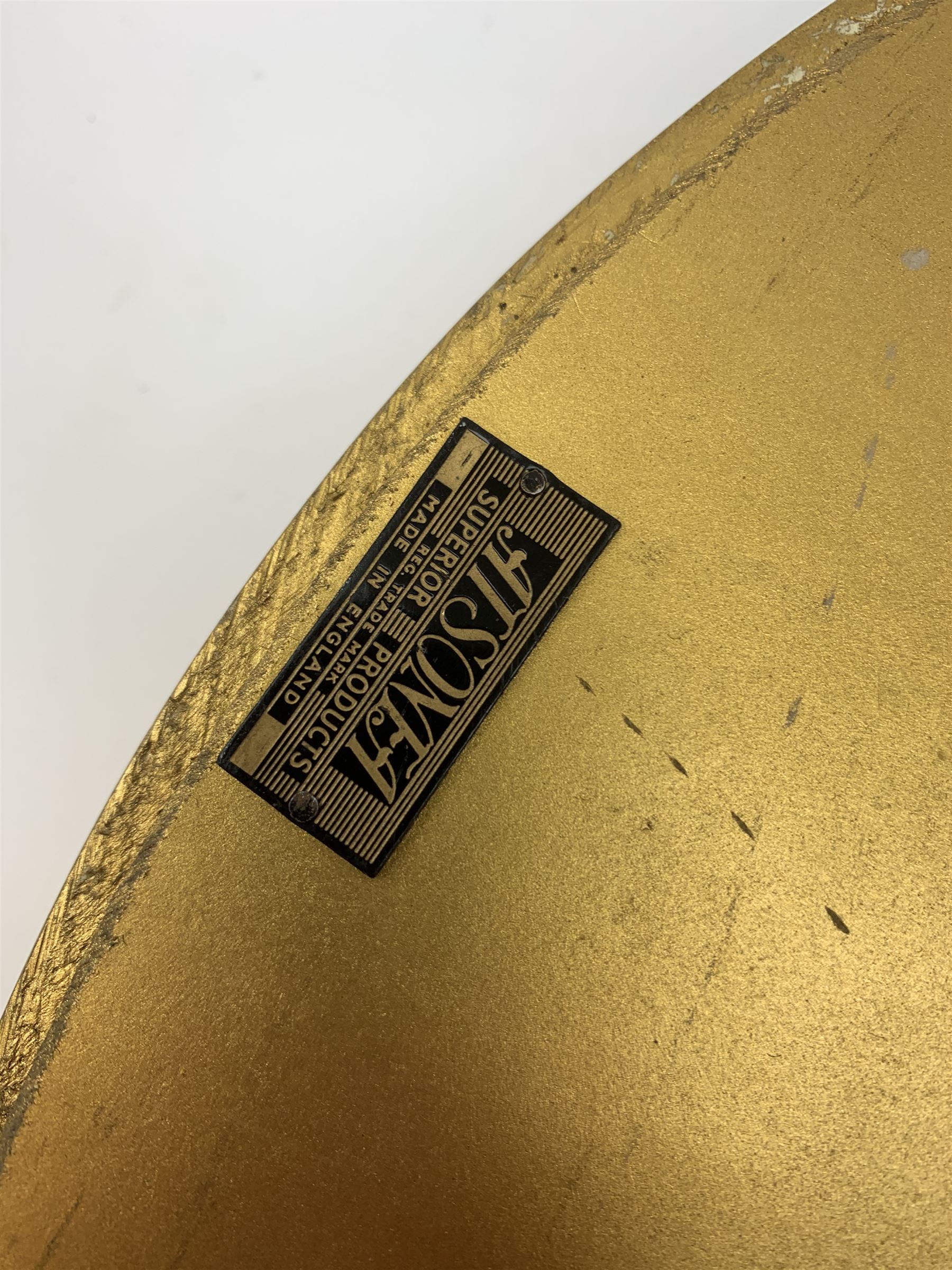 A vintage Atsonea convex mirror, of circular form with gilt frame, D41.5cm. 