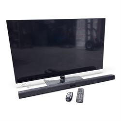Panasonic TX-L42E6BK 42 inch flatscreen TV with Samsung soundbar