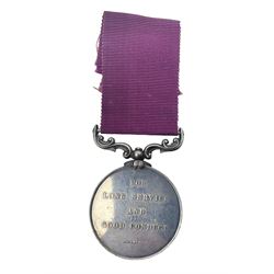Victoria Army Long Service and Good Conduct Medal awarded to 4094 Sjt.-Mjr. W. Gubbins Grndr. Gds.; with ribbon; some biographical details