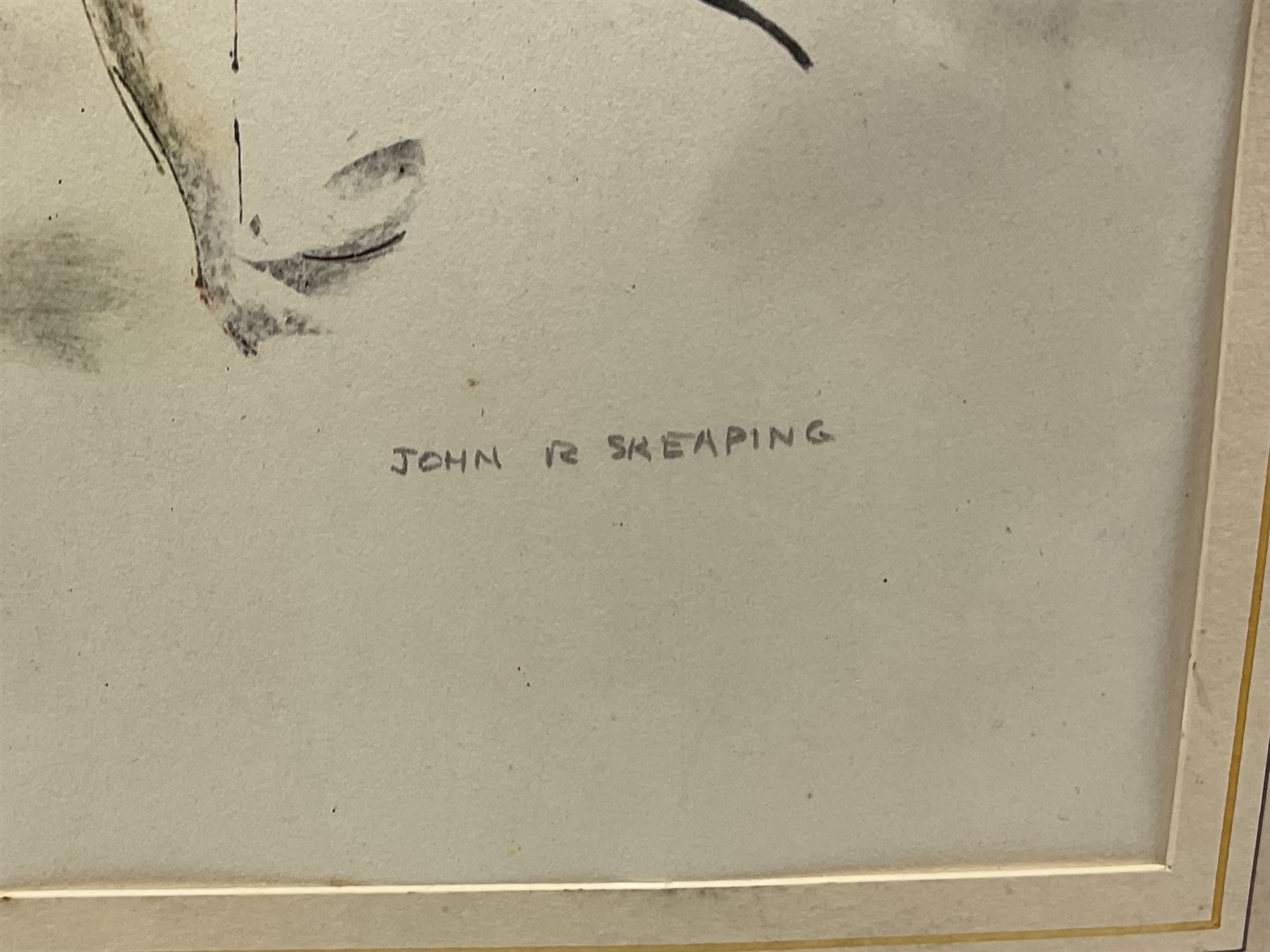 John Rattenbury Skeaping RA (British 1901-1980): 'Matador and Bull', colour lithograph signed in pencil 38cm x 50cm (unframed)