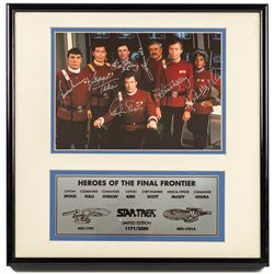 Heroes of the Final Frontier, limited edition autographed photograph, signed by Leonard Ni...