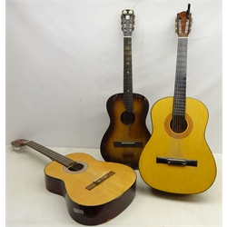  Jose Ferrer El Primo acoustic guitar, Plum Blossoms acoustic guitar and a Lignatone guitar (3)  