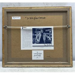 Tom Harland (Yorkshire 1945-2012): 'October Afternoon on the Humber Foreshore' and 'Up-river with the Tide', two watercolours signed, titled on mount 17cm x 24cm (2)