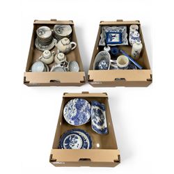 Collection of Japanese Kutani Eggshell tea service components, together with a large colle...