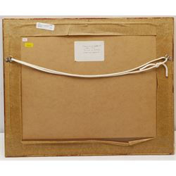 David Gould Green (British 1854-1917): 'Towing a Fishing Smack into Harbour', watercolour signed, labelled verso 23cm x 34cm