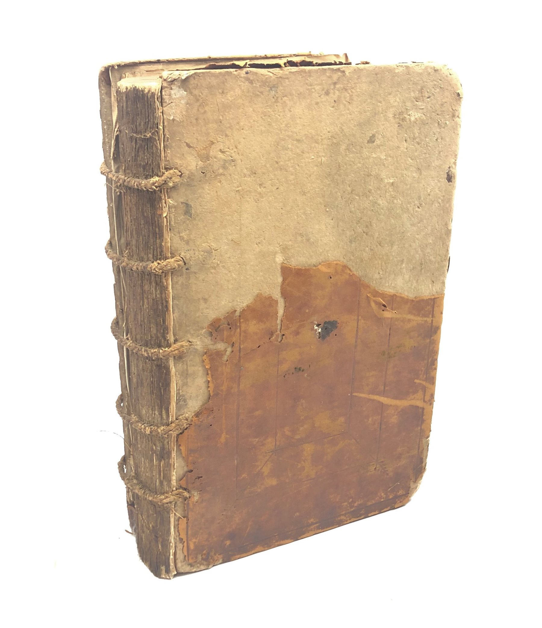  Baker Sir Richard (Kt): A Chronicle of the Kings of England from the time of the Romans Government unto the death of King James. 1679. Seventh impression. Folio. Engraved architectural title page by W, Marshall and frontispiece portrait of Prince Charles. Disbound with damaged calf boards and spine.  