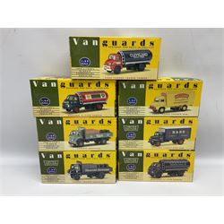 Nineteen Lledo Vanguards 1:64 scale 1950's-1960's Classic Commercial Vehicles die-cast models, all boxed (19)