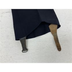 York and Lancaster Regimental mess uniform of jacket and trousers; together with Royal Artillery peaked cap