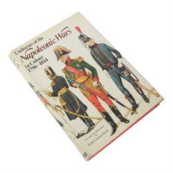 Twelve books on the Napoleonic Wars, Napoleon, Waterloo and Uniforms of British and French Regiments in the Napoleonic Wars etc
