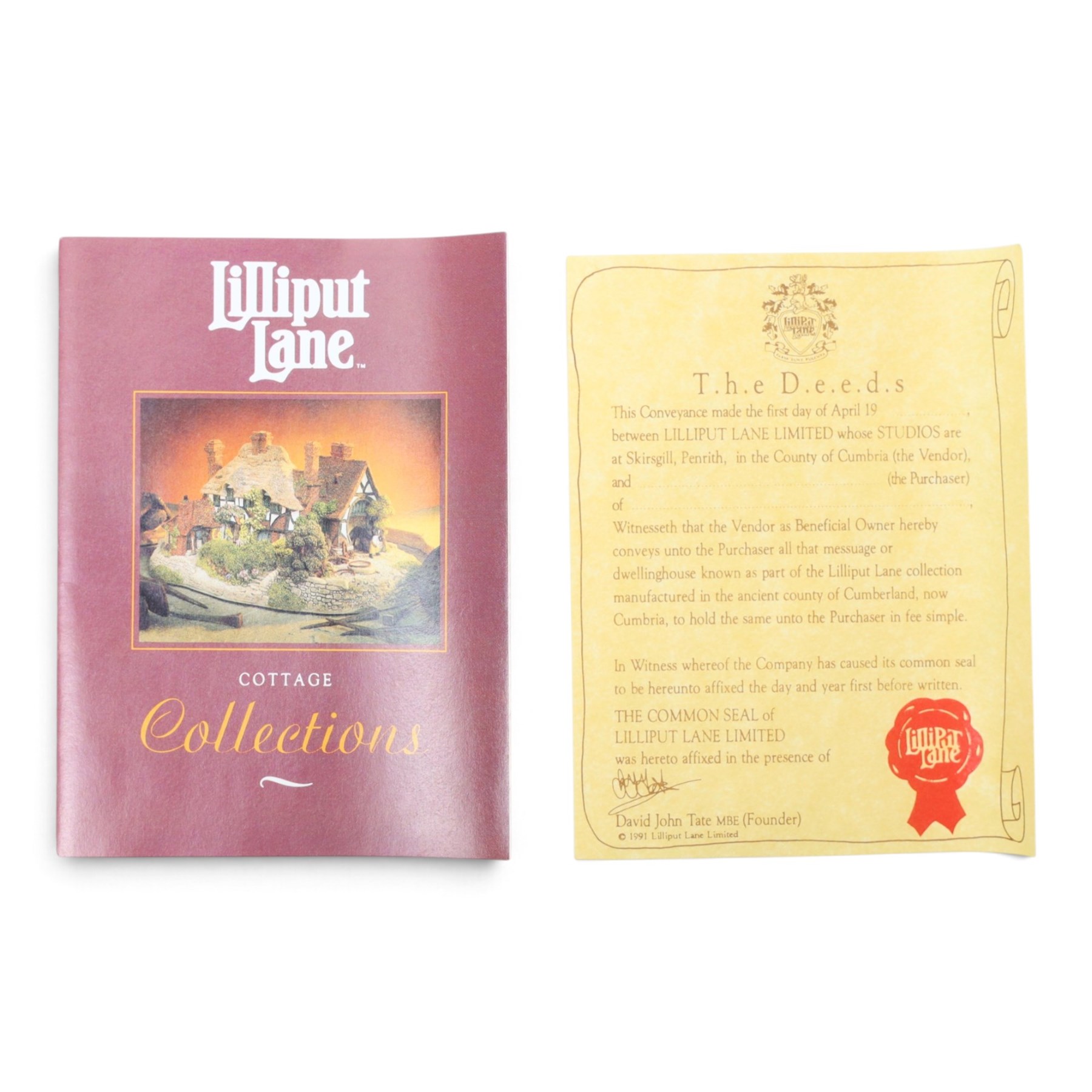 Collection of Lilliput Lane cottage models including Preston Mill