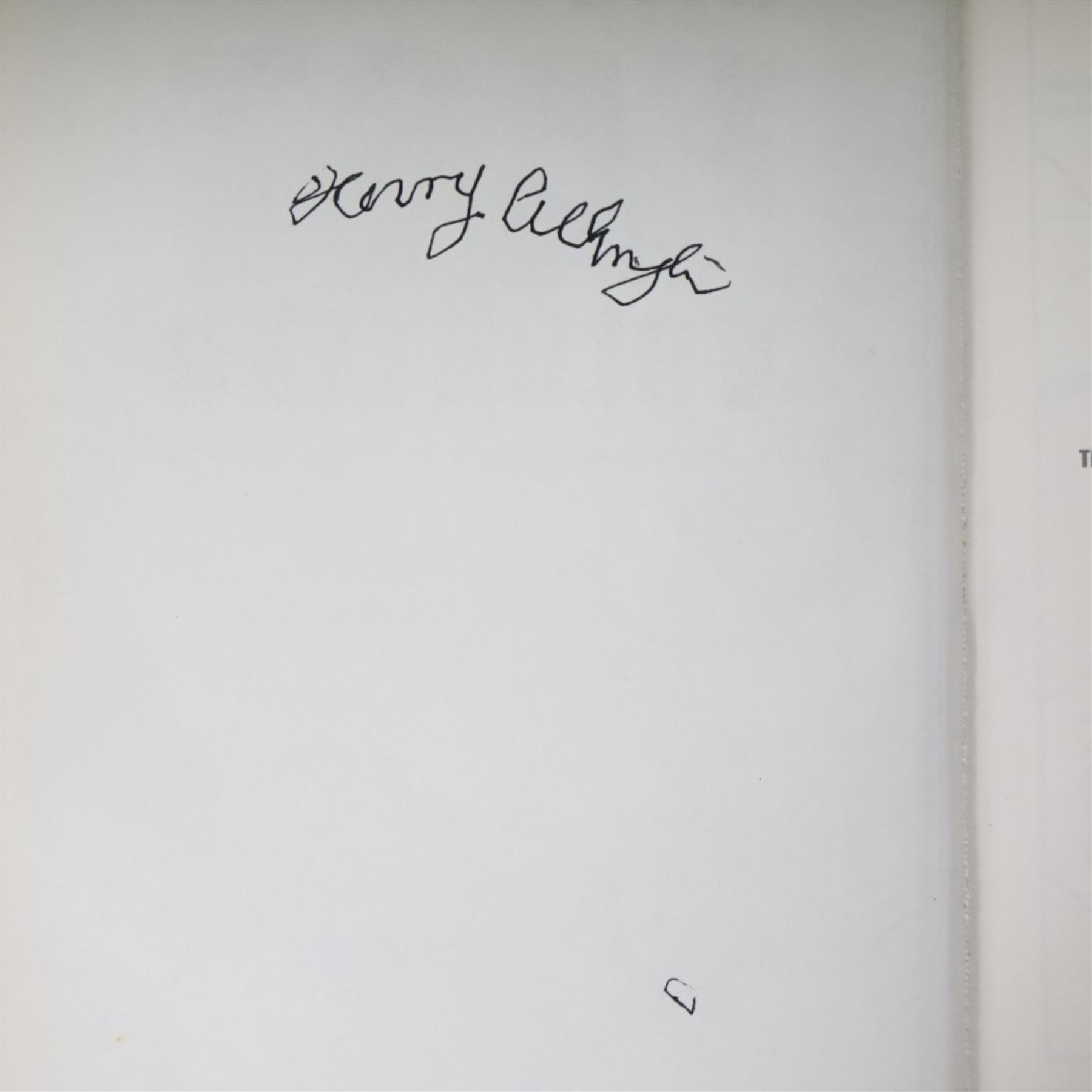 Henry Allingham, signed book Kitchener's Last Volunteer; The Life of Henry Allingham, the oldest surviving Veteran of the Great War
