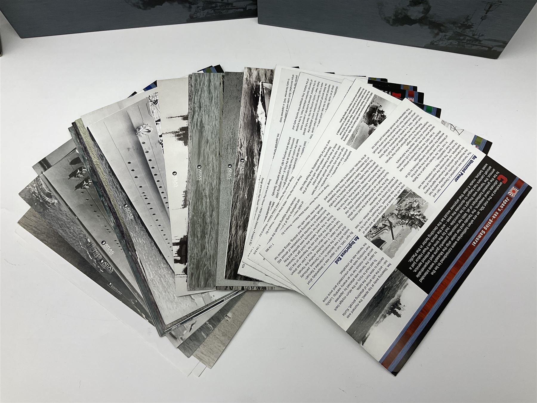 Seventeen Atlas Editions Collections battleships in original boxes, to include HMS Ramillies, Yamato, HMS Repulse, Missouri etc