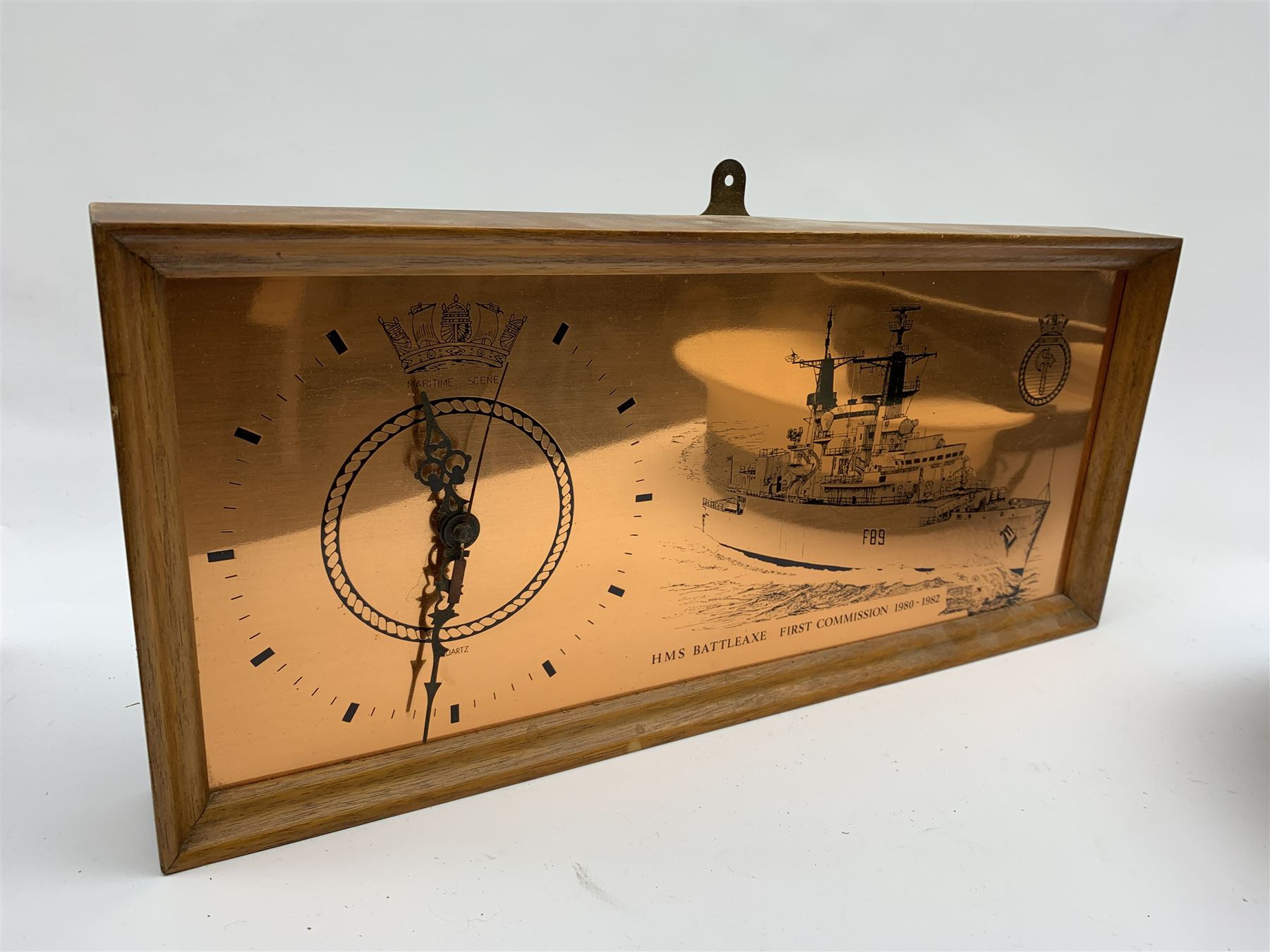 Items of Maritime or Naval interest including two naval hats, one with 'H.M.S. Richmond' tally, the other with 'H.M.S. Pembroke' tally, framed prints etc