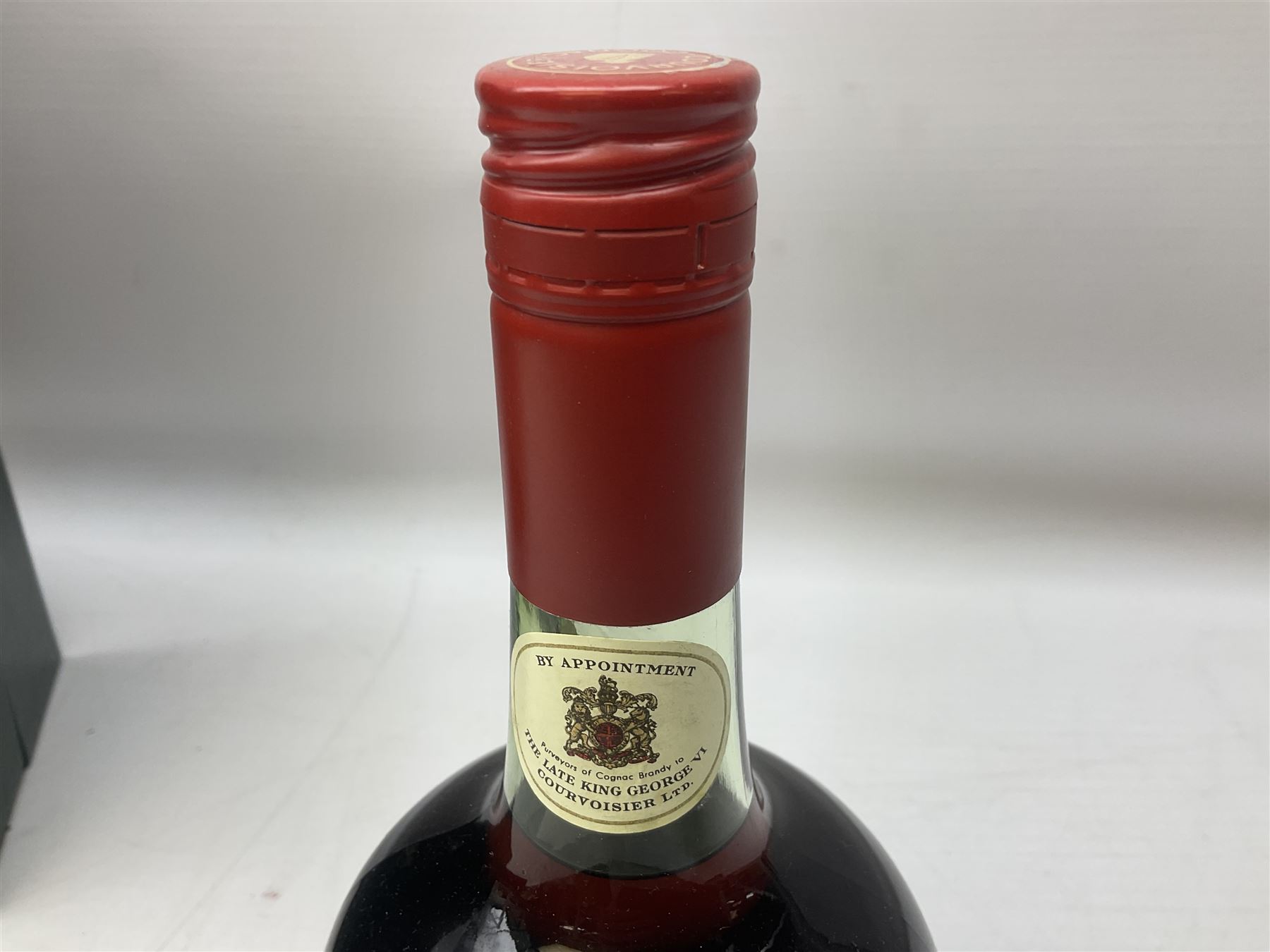 Courvoisier Three Star Luxe Cognac, 24fl oz 70% vol, labelled by appointment to His Late Majesty King George VI, one bottle