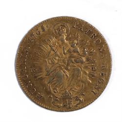 Hungary Maria Theresa 1765 gold two Ducats coin