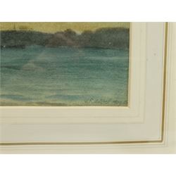 After William Frederick Mitchell (British 1845-1914): 'St Paul's London', watercolour bears signature title and date May '08, 15cm x 30cm