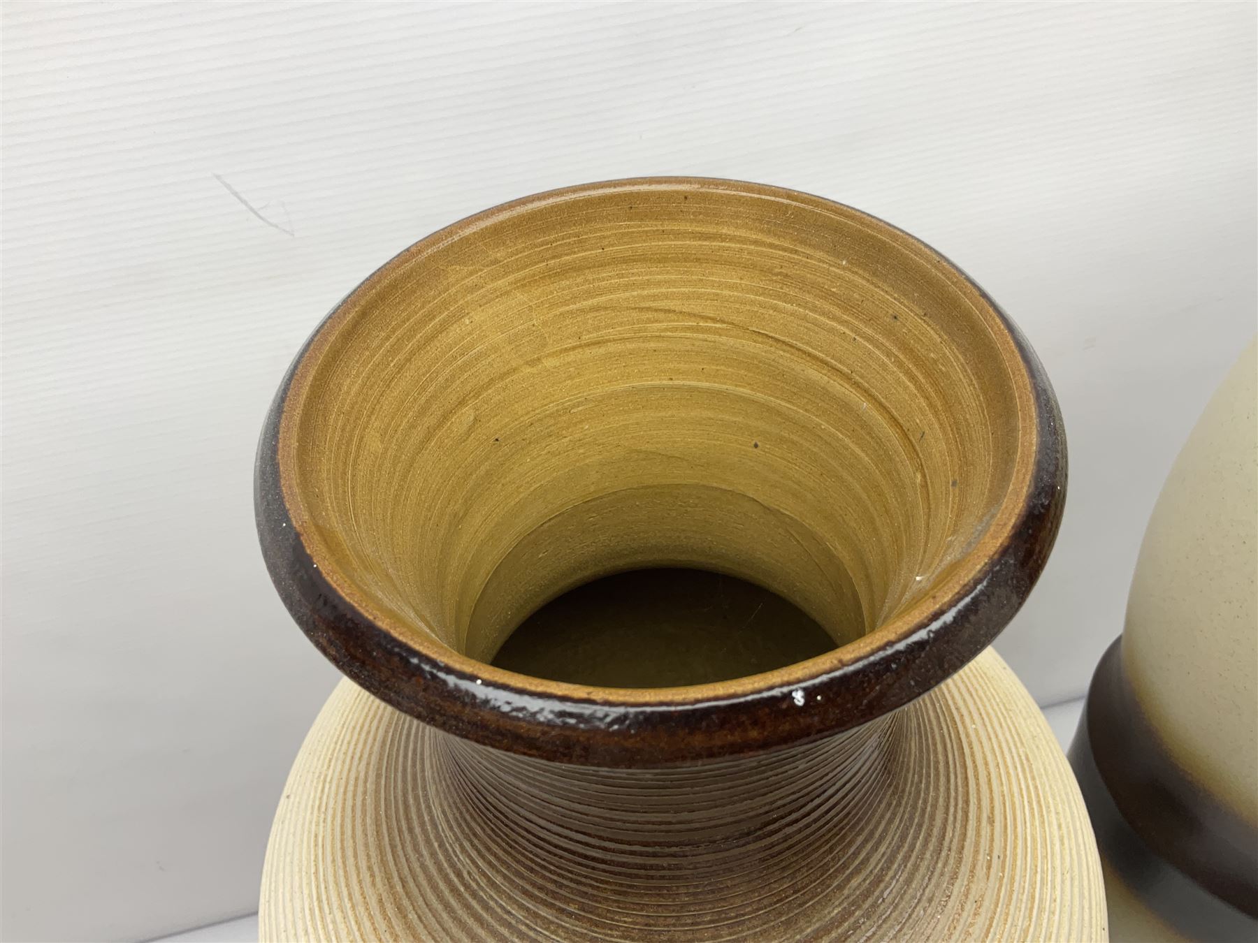 Ditmar Urbach Nora vase, together with another similar vase, Nora vase H64cm