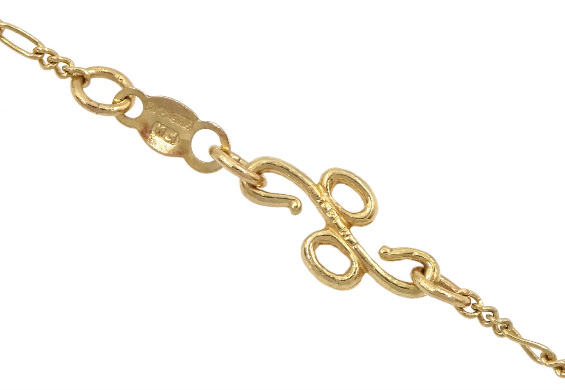 Igor Carl Faberge for Franklin Mint 14ct gold emerald and round brilliant cut diamond egg pendant, London import mark 1984, boxed