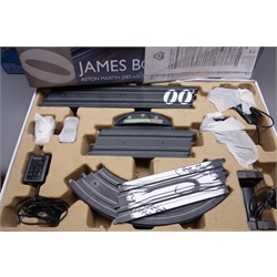  CarreraGo James Bond Die Another Day slot-car racing set No.60007 and MicroScalextric James Bond Aston Martin DB5 and DBS racing set, both boxed (2)  