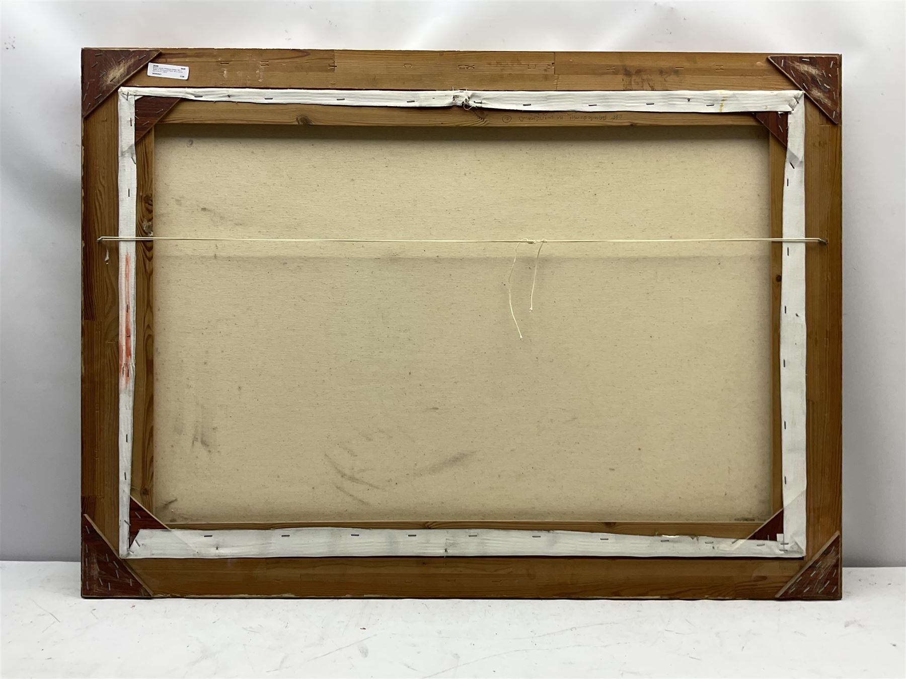 Michael James Whitehand (British 1941-): 'Battle of Flamborough Head', oil on canvas signed 60cm x 88cm