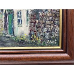 Jack Rigg (British 1927-): A Yorkshire Dales Village, possibly Appletreewick, oil on canvas board signed 34cm x 44.5cm 
Provenance: with Whitby Galleries, label verso