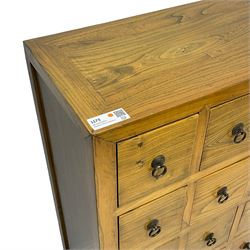 Korean elm multi-drawer cabinet