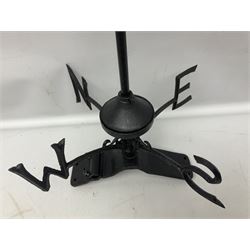 Ridge mounting weathervane with Blacksmith finial, H62 