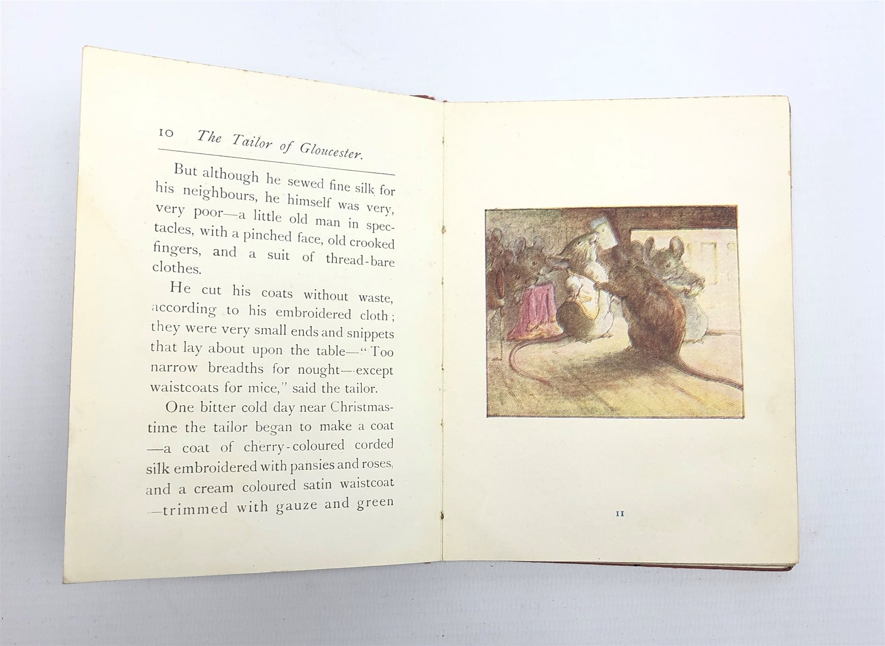  Beatrix Potter: The Tailor of Gloucester. 1903 first published edition second printing.  
