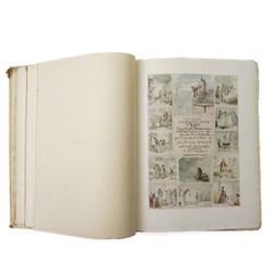 Large collection of Mortimer Menpes and AC Black travel books including notable limited and signed volumes 'Durbar' signed 888/1000, 'Paris' de-luxe edition 147/500, 'Cruikshank's Water-Colours' signed 31/300, 'Yorkshire Coast & Moorland Scenes' signed by Gordon Home 150/200 etc approx 100 volumes