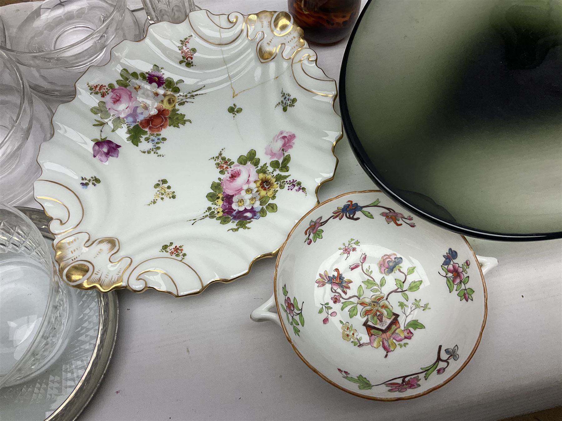 Denby coffee pot, together with Hornsea sugar shaker, glassware and other collectables 