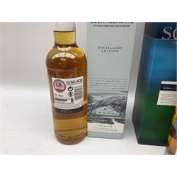 Scapa, The Orcadian single malt Scotch whisky, 70cl, 40% vol, Glenallachie, distillery edition speyside single malt Scotch whisky, 70cl, 40% vol, Glenfiddich, 12 year old, single malt Scotch whisky, 70cl, 40% vol and the Glenrothes, vintage reserve single malt whisky, 700ml, 40% vol (4)