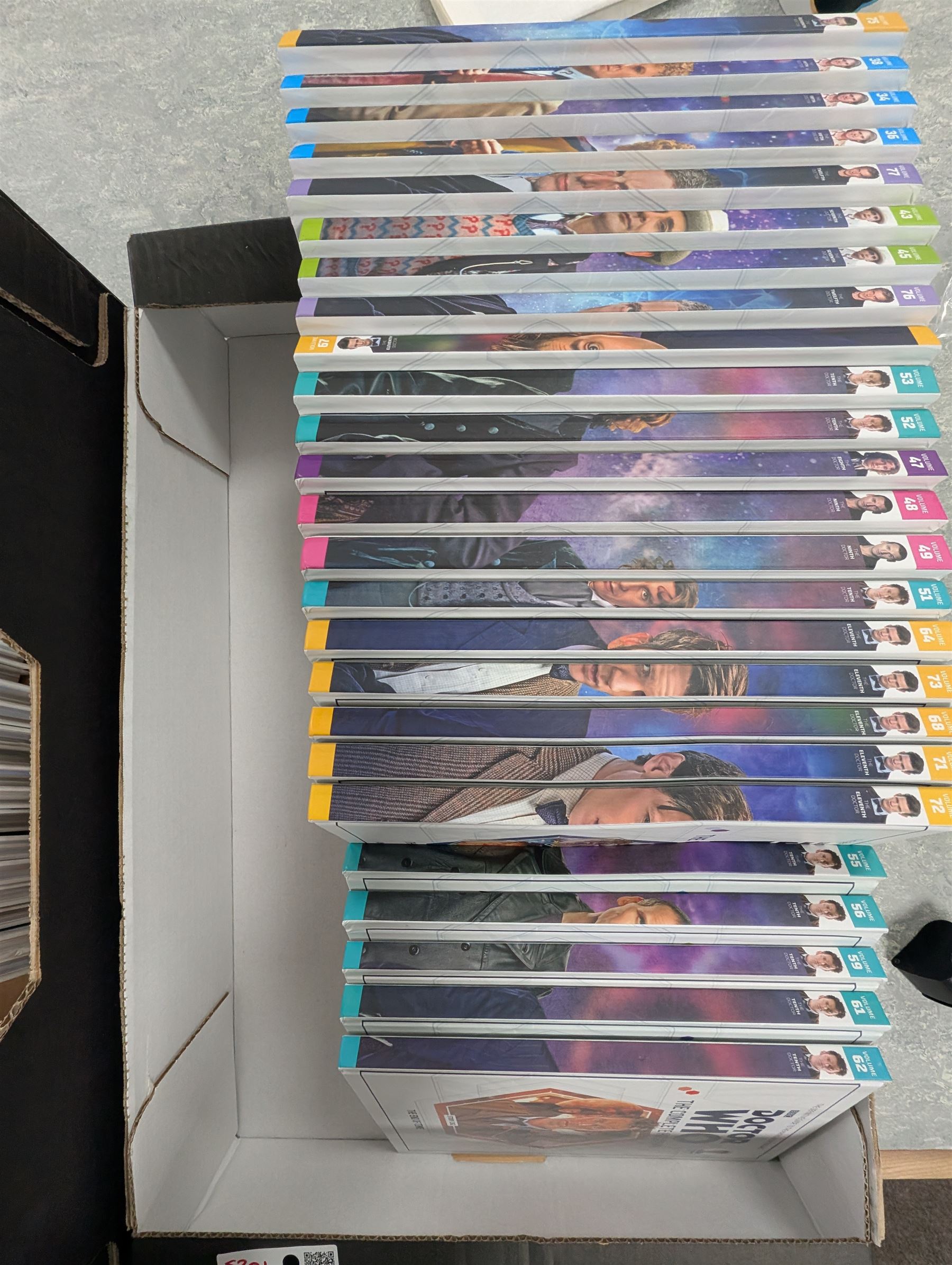 Part set Doctor Who 'The Complete History' books, 47 volumes