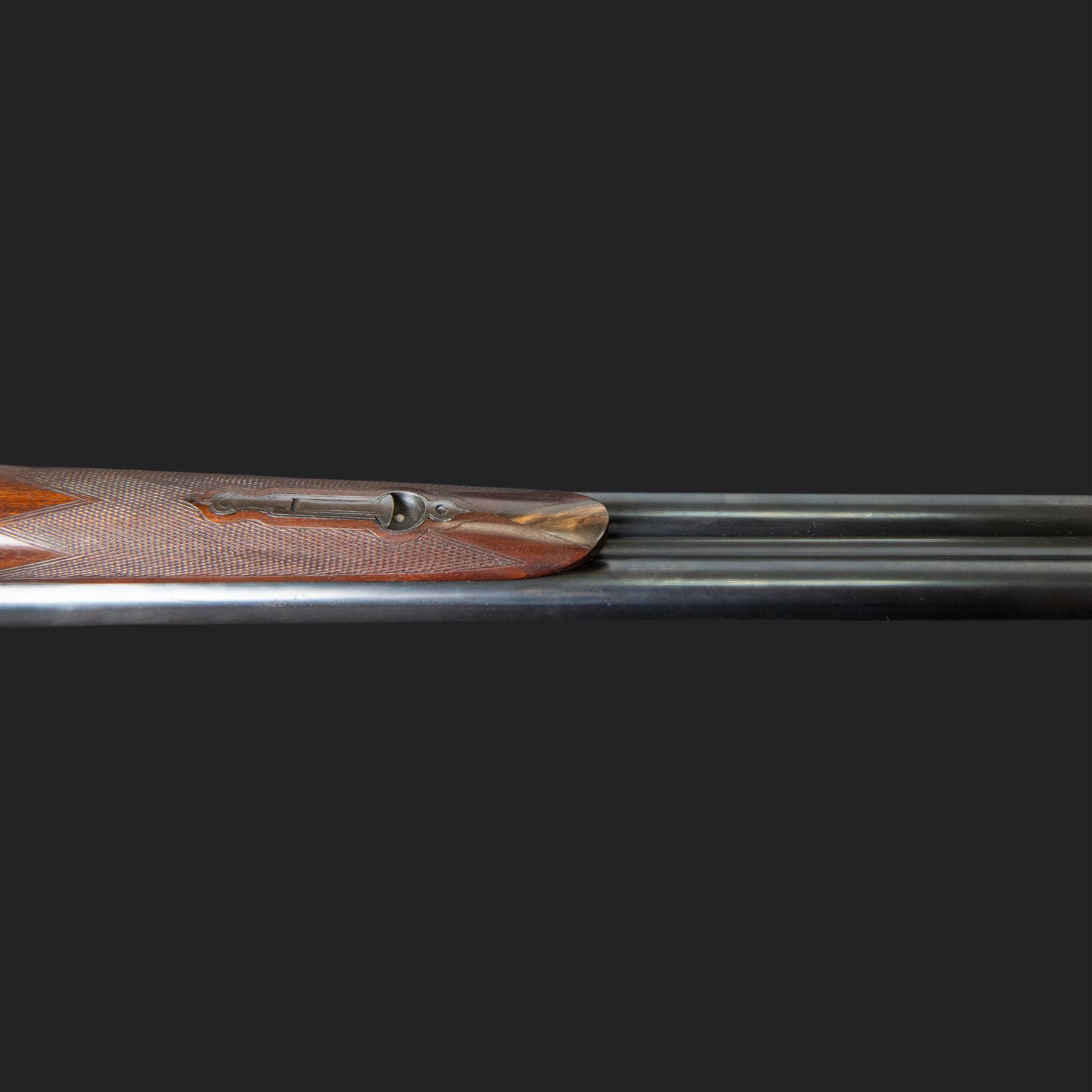 E Freeman, 12 bore double trigger sidelock, side by side shotgun, 71cm (28