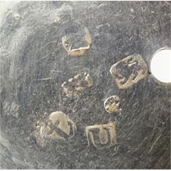 George III silver pair cased verge fusee pocket watch by Richard Tompion, Liverpool, No. 3801, round baluster pillars, pierced and engraved balance cock decorated with a heart, white enamel dial with Arabic numerals and outer quarter markers, beetle and poker hands, bull's eye glass, case by Henry Harding, Birmingham 1792