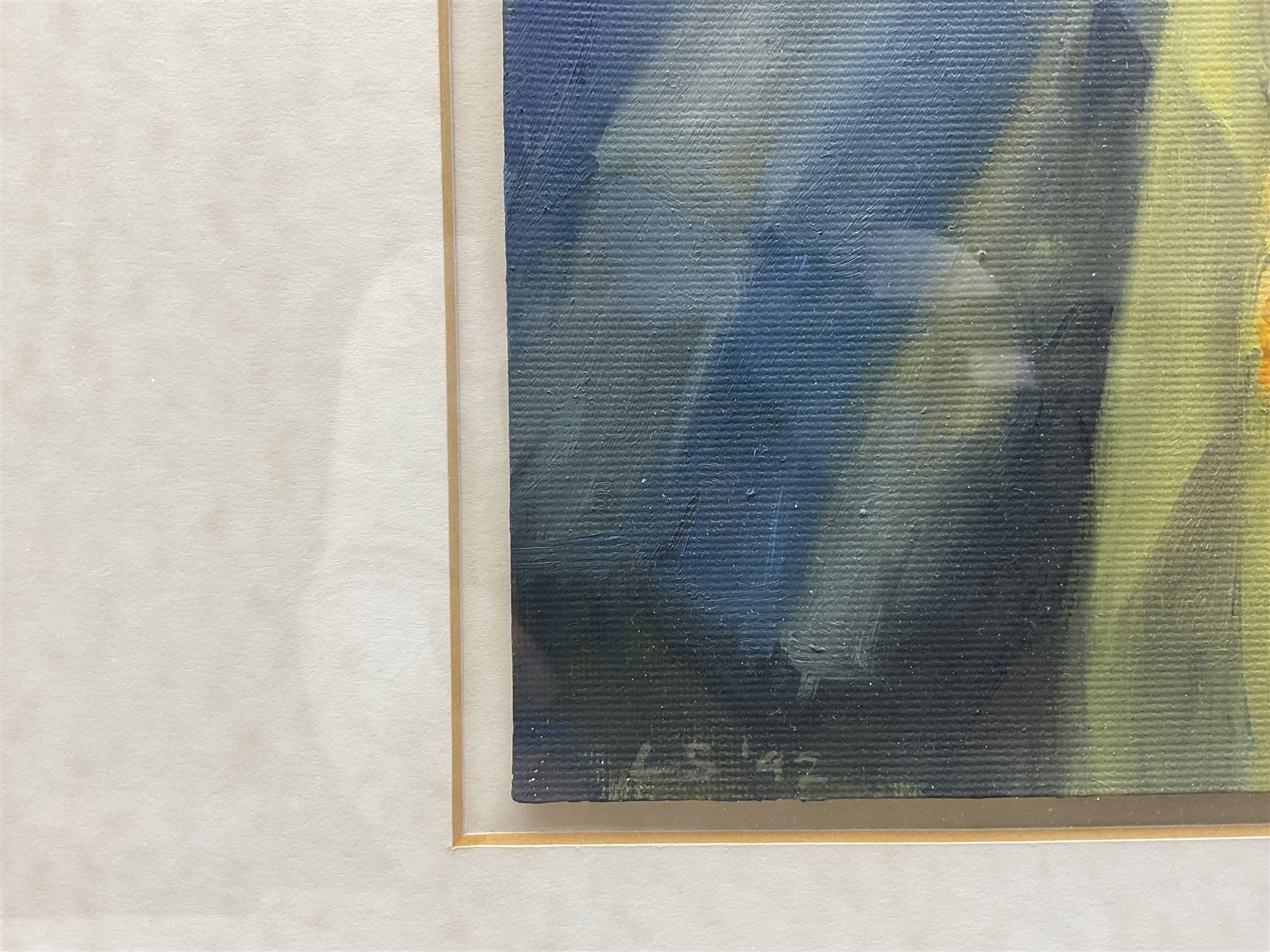 Liam Spencer (British 1964 -): 'Oranges and Lemons', oil on board, signed titled and dated 1992 on label verso 31cm x 41cm 