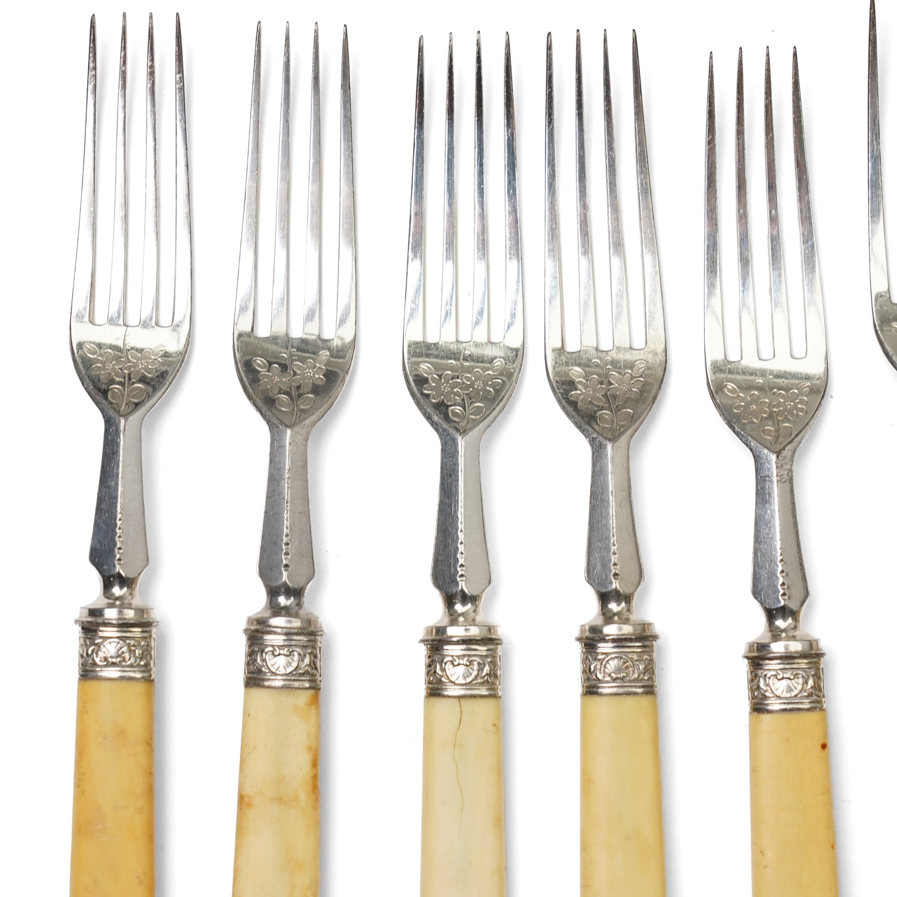 Silver plated egg boiler with bird finial, plated cocktail shaker, plated table bell, pair of tortoiseshell brushes' plated dessert knives and forks and other items 