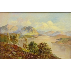  Scottish Loch Scene, oil on canvas signed by Francis E. Jamieson (British 1895-1950) 40cm x 60cm in gilt frame  