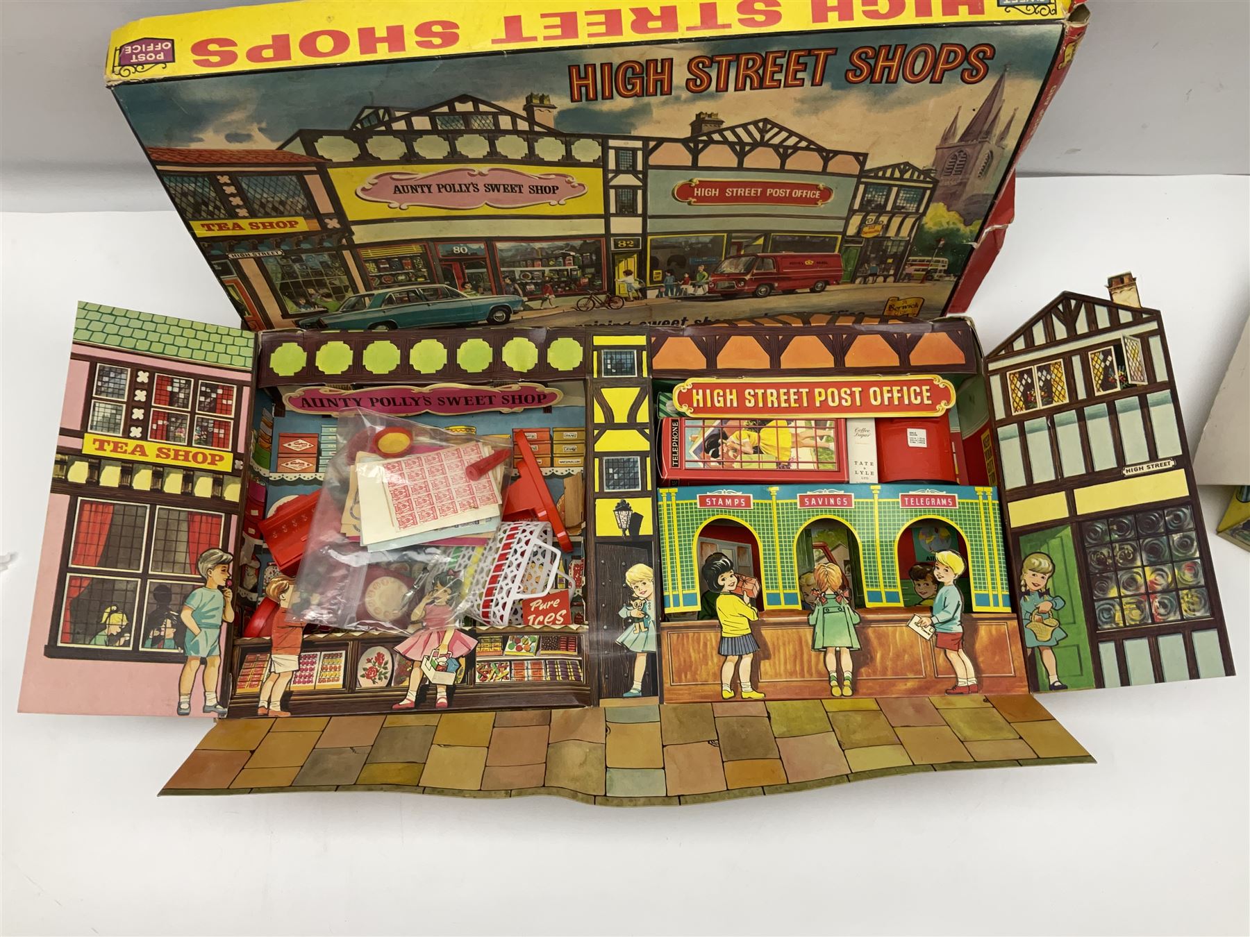 Berwick Toys High Street Shops layout with wellstocked sweet shop and