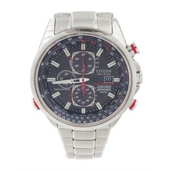 Citizen Eco-Drive Royal Air Force Red Arrows gentleman's stainless steel chronograph quart...
