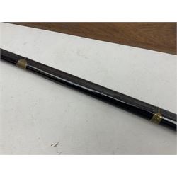 19th century Arabian(?) jezail flintlock musket, approximately 28-bore, the 137cm(54