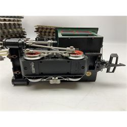 LGB (Lehmann Gross Bahn) G scale, gauge 1 - 22770 Disney Big Thunder Mountain Rail Road 0-4-0T tank locomotive No.1, green and black; and quantity of track