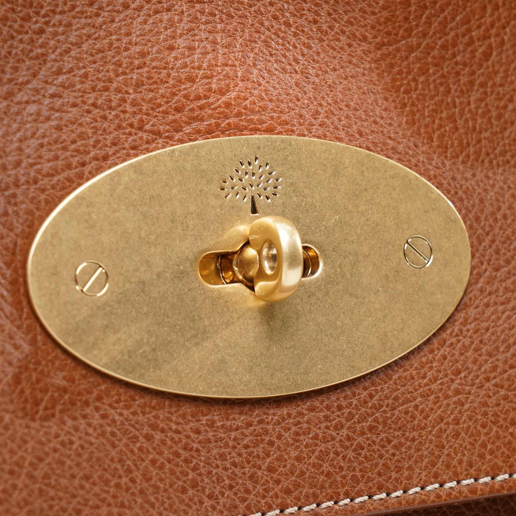 Mulberry - ‘Bayswater Heritage’ Classic Tote Bag, introduced in 2003, in oak NVT leather with signature gold tone Postman’s Lock closure and hardware, with rolled top handles, unused with original dust bag 