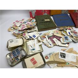 Great British and World stamps including Australia, Belgium, Brazil, Canada, Czechoslovakia etc, in albums and loose, in one box