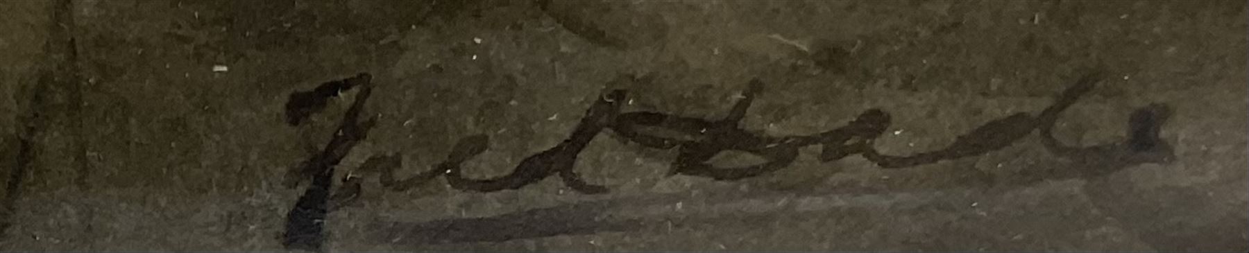 Frederick (Fred) Dade (British 1874-1908): Scarborough Yawl SH15 'Mary & Ellen', watercolour signed 32cm x 51cm