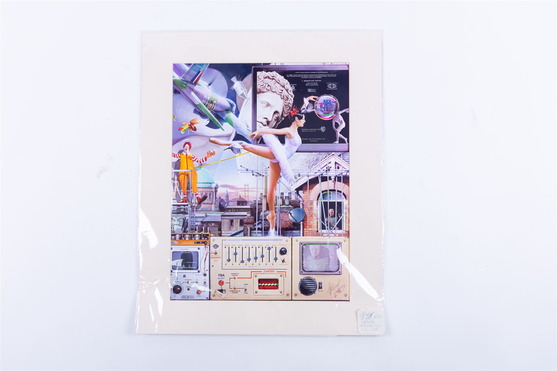 Gary Saunt (British Contemporary): 'Hull Dreams', set of four prints signed in pen 39cm x 29cm (three framed) (one unframed) (4)
