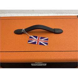 English made Orange 'Voice of the World' bass guitar speaker cabinet; 400 watts 8 ohms; serial no.OBC210M-00519-0615; L62cm