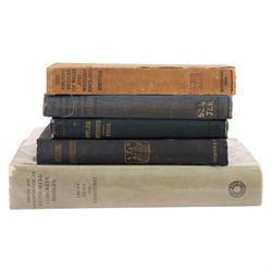 Collection of engineering books, including Roorkee Treaties on Civil Engineering, The Ancient Bridges of Wales and Western England etc  