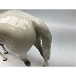 Beswick Large Hunter in grey no. 1734, printed mark beneath, H30cm