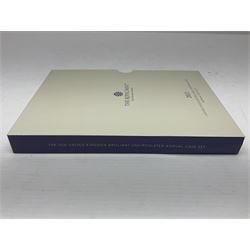 The Royal Mint United Kingdom 2021 brilliant uncirculated annual coin set, in card folder